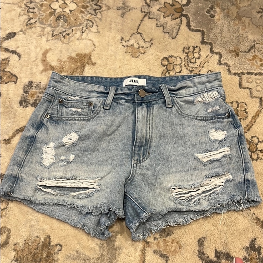 Just Black Denim (JBD) Distressed Jean Shorts